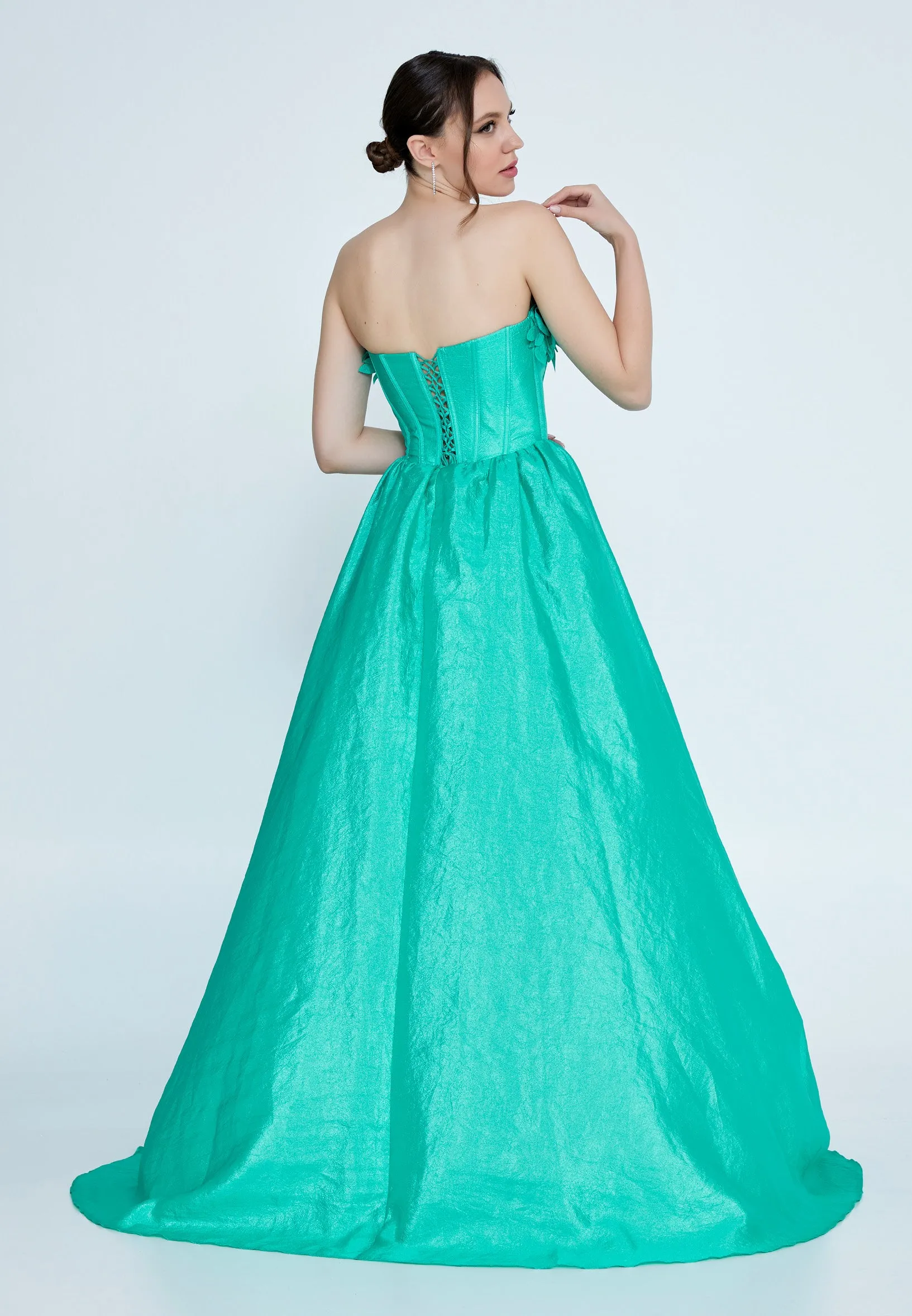 3D Flower Maxi Dress