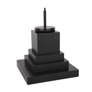Black Wood Display Stand, Short