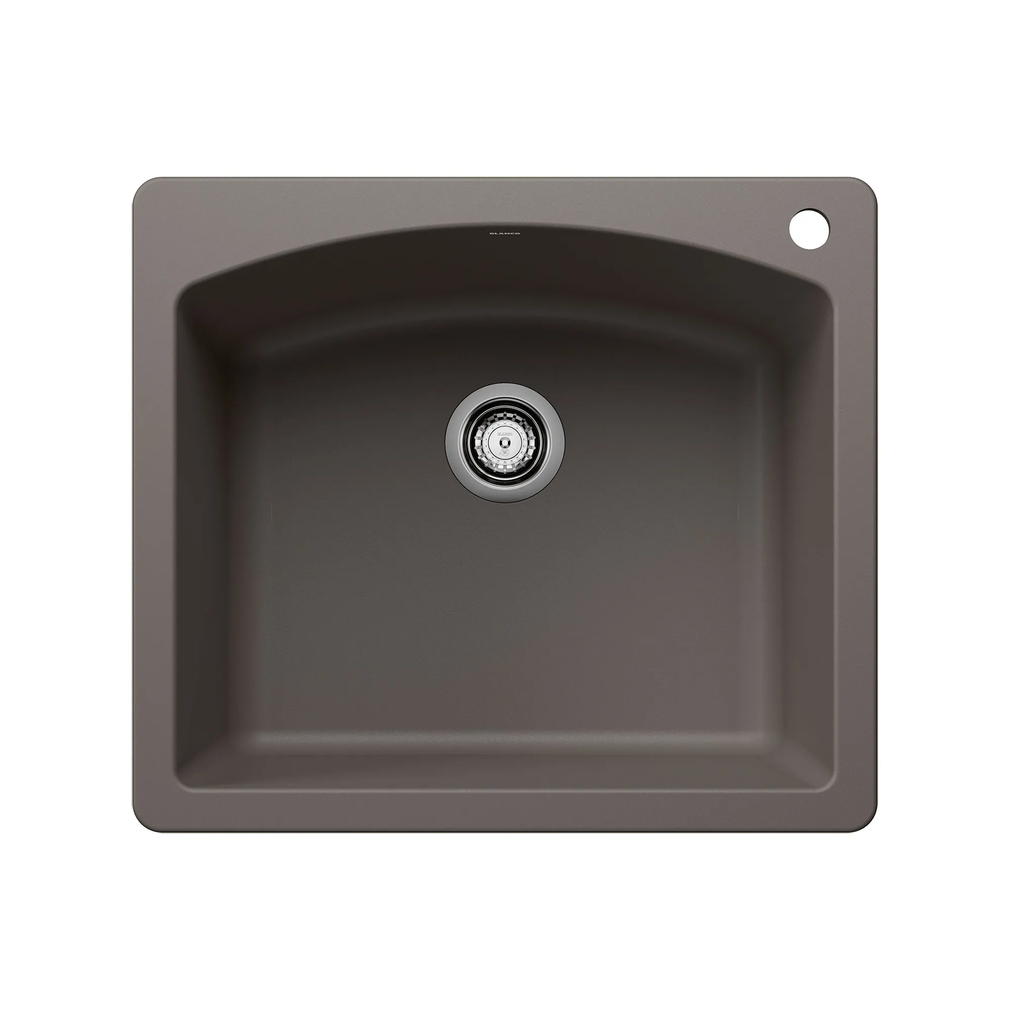 BLANCO 25" Diamond Single Bowl Dual Mount SILGRANIT Kitchen Sink