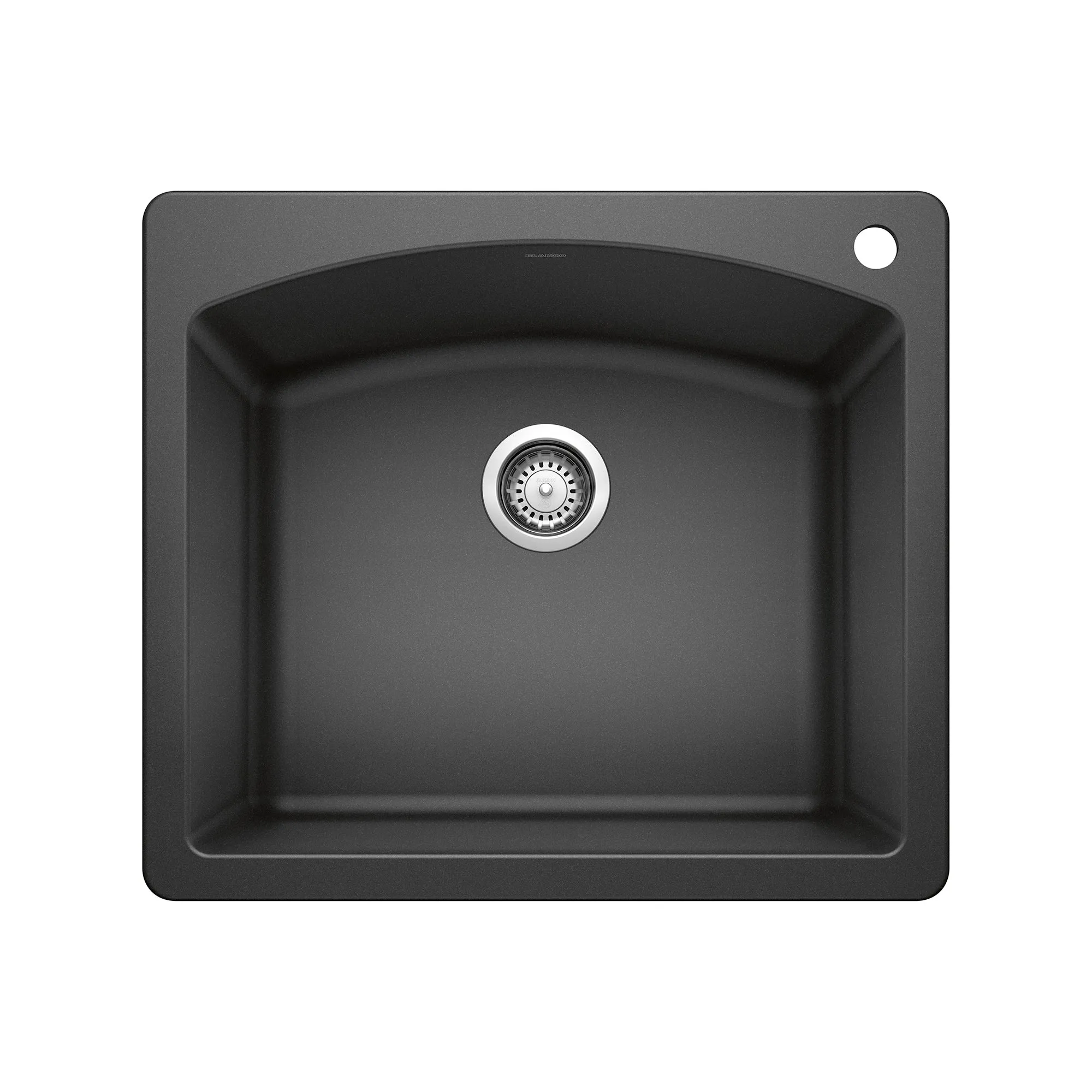 BLANCO 25" Diamond Single Bowl Dual Mount SILGRANIT Kitchen Sink