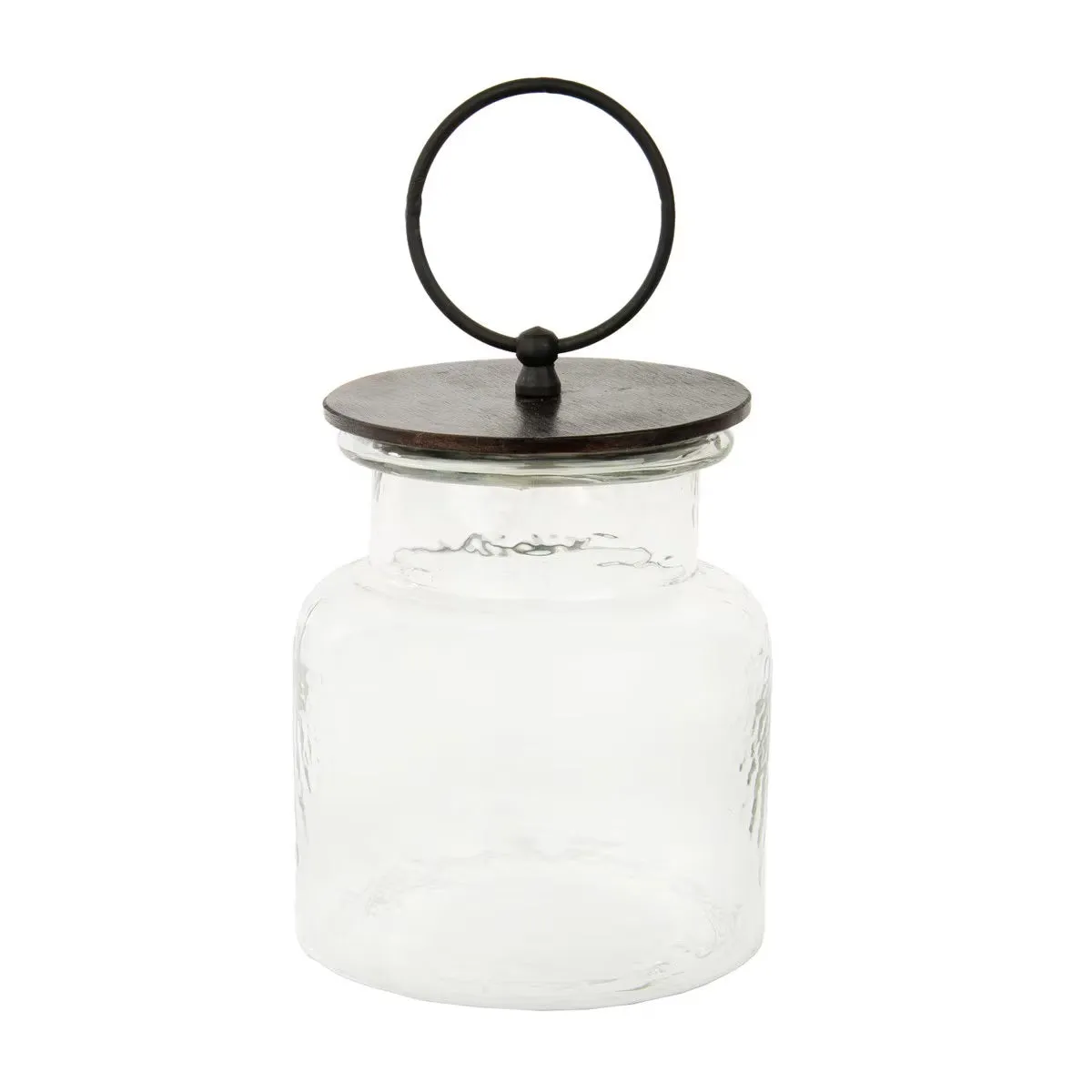 Celebrate Every Day Black Wood Finial Jar