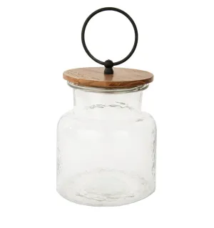 Celebrate Every Day Natural Wood Finial Jar