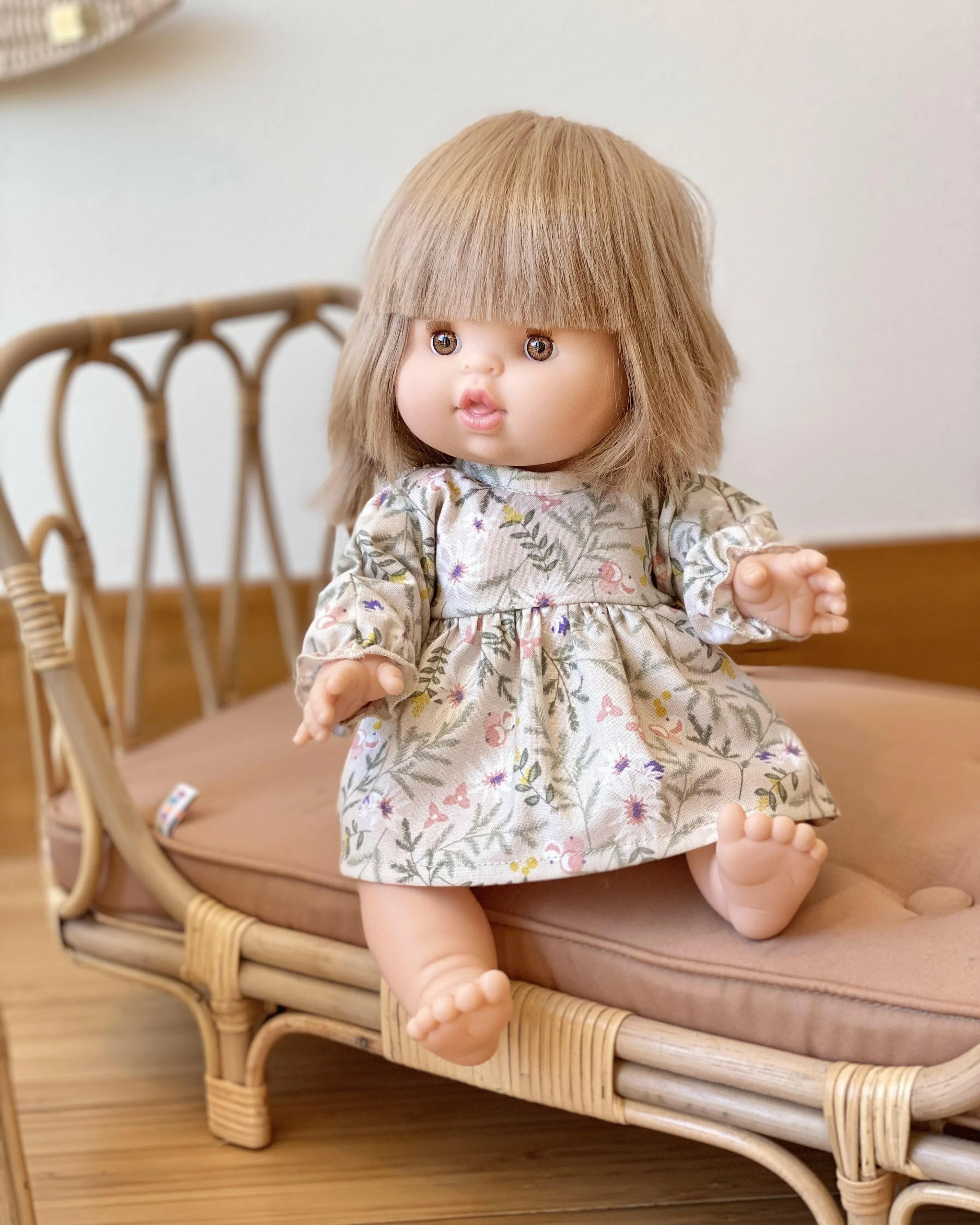 Cotton Doll Dress - Spring Floral