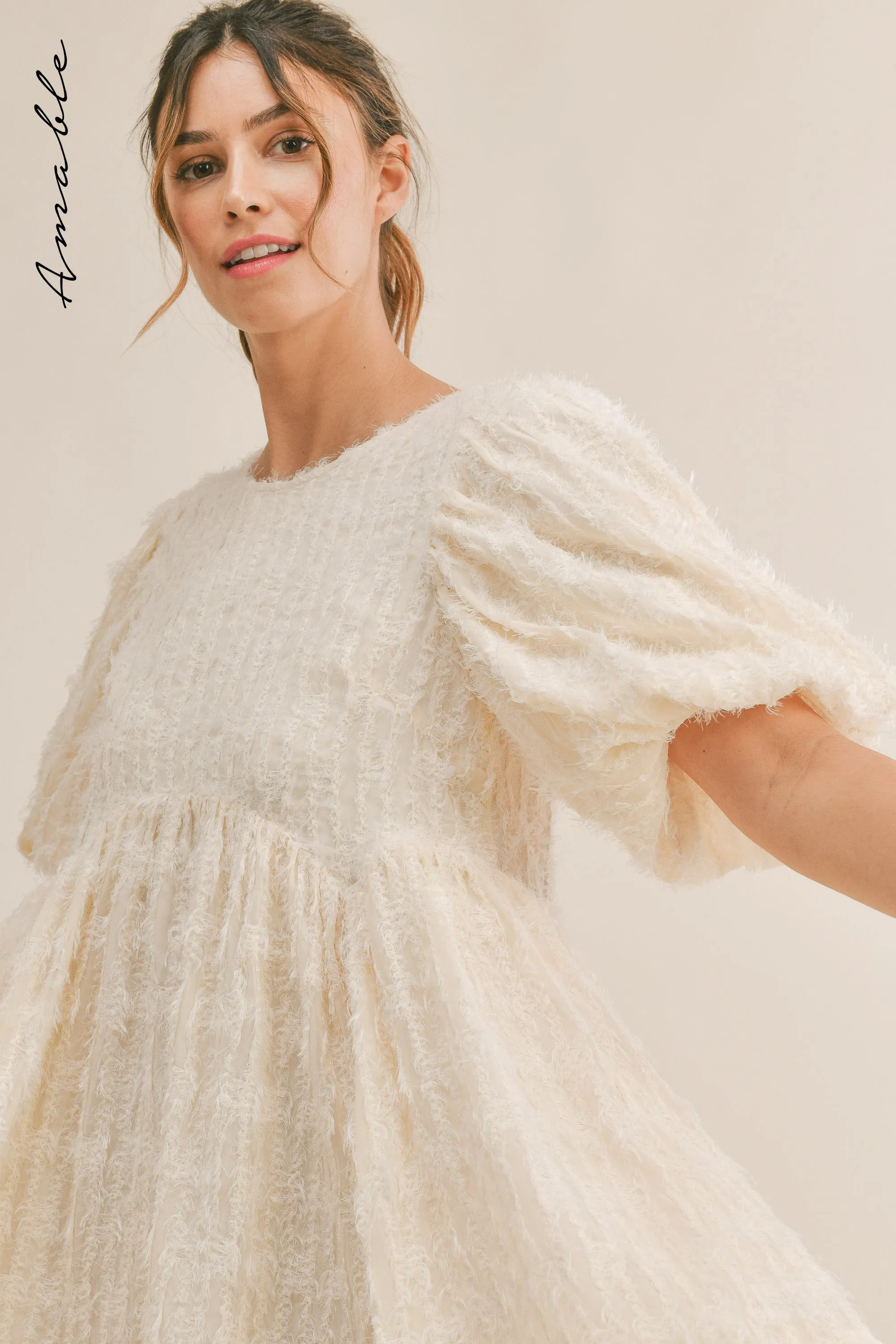 DAHLIA TEXTURED MINI DRESS