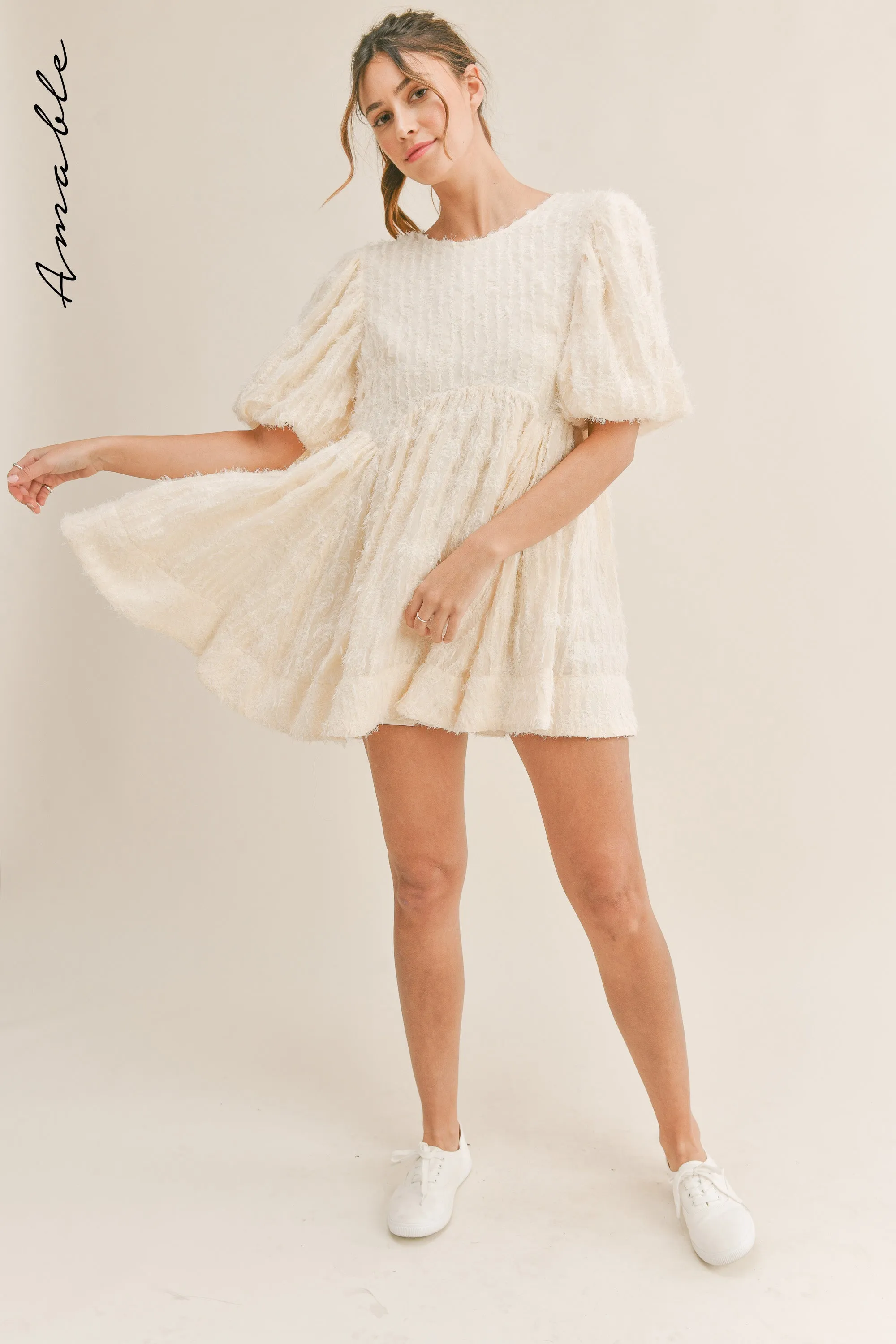 DAHLIA TEXTURED MINI DRESS