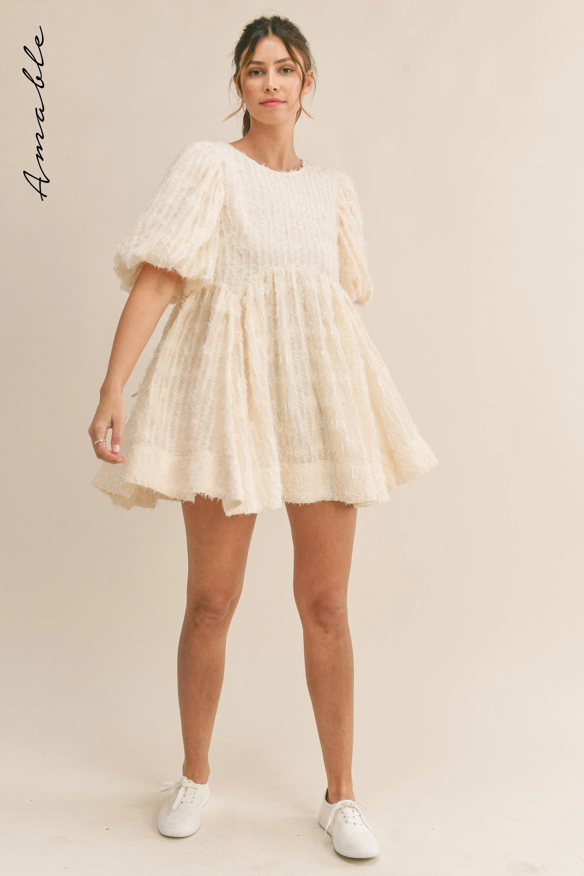 DAHLIA TEXTURED MINI DRESS
