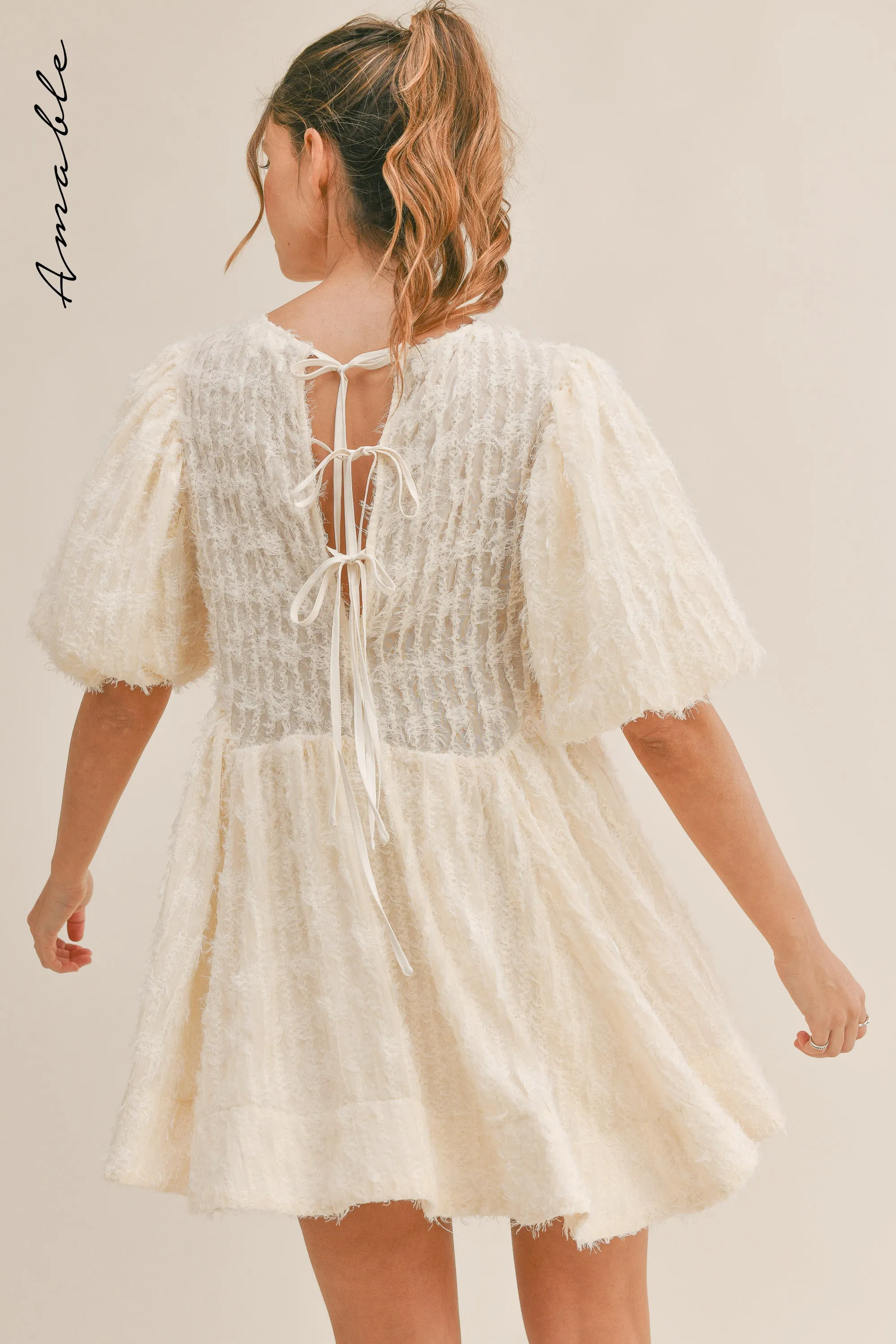 DAHLIA TEXTURED MINI DRESS