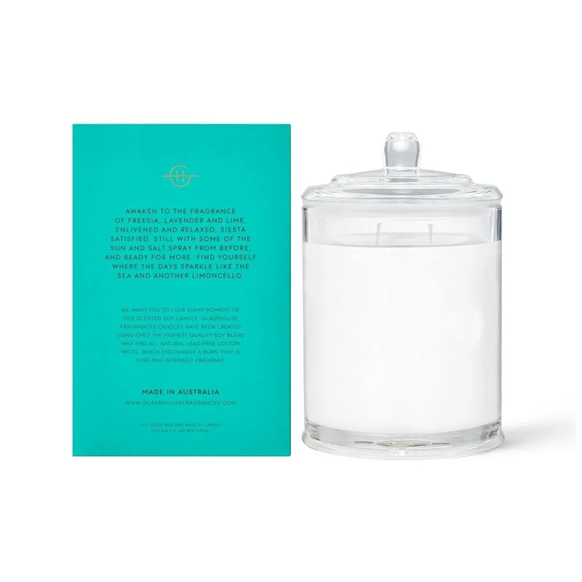 Glasshouse Fragrances Lost In Amalfi Candle 380g