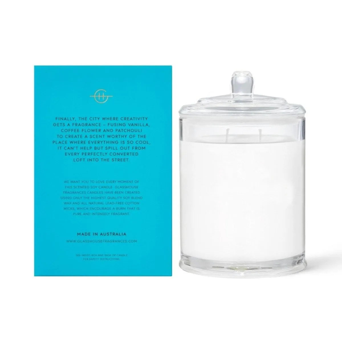 Glasshouse Fragrances Melbourne Muse Candle 380g