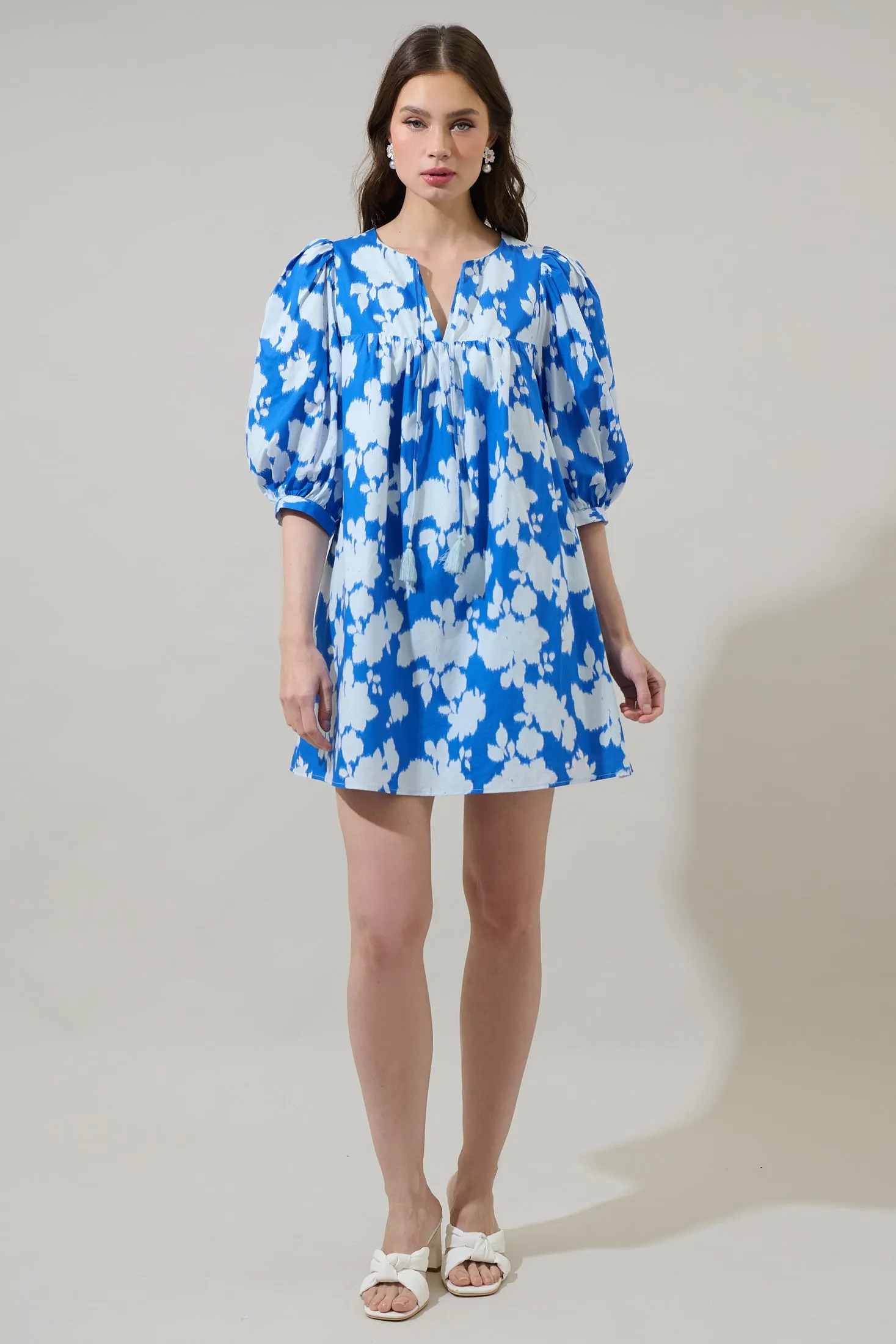 Grafton Floral Chila Babydoll Mini Dress