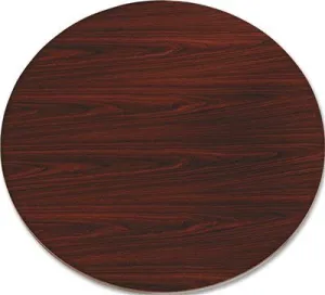 Laminate Round Table Top 42 Inch  Diameter Mahogany