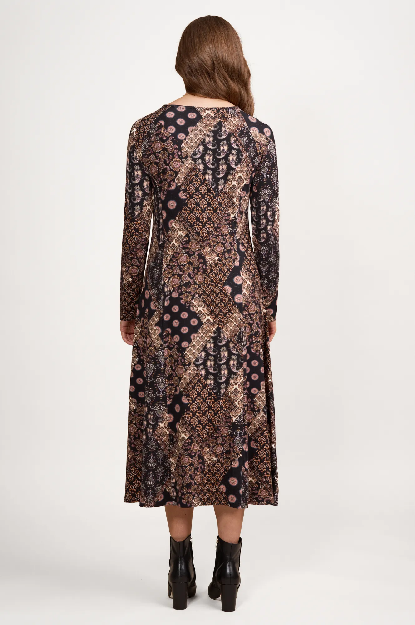 Longline Swing Knit Dress - Rhapsody