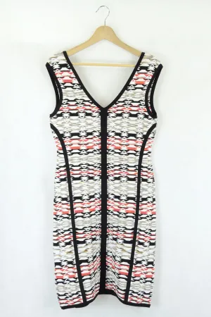 Manette Lepore Geometric Knit Dress M