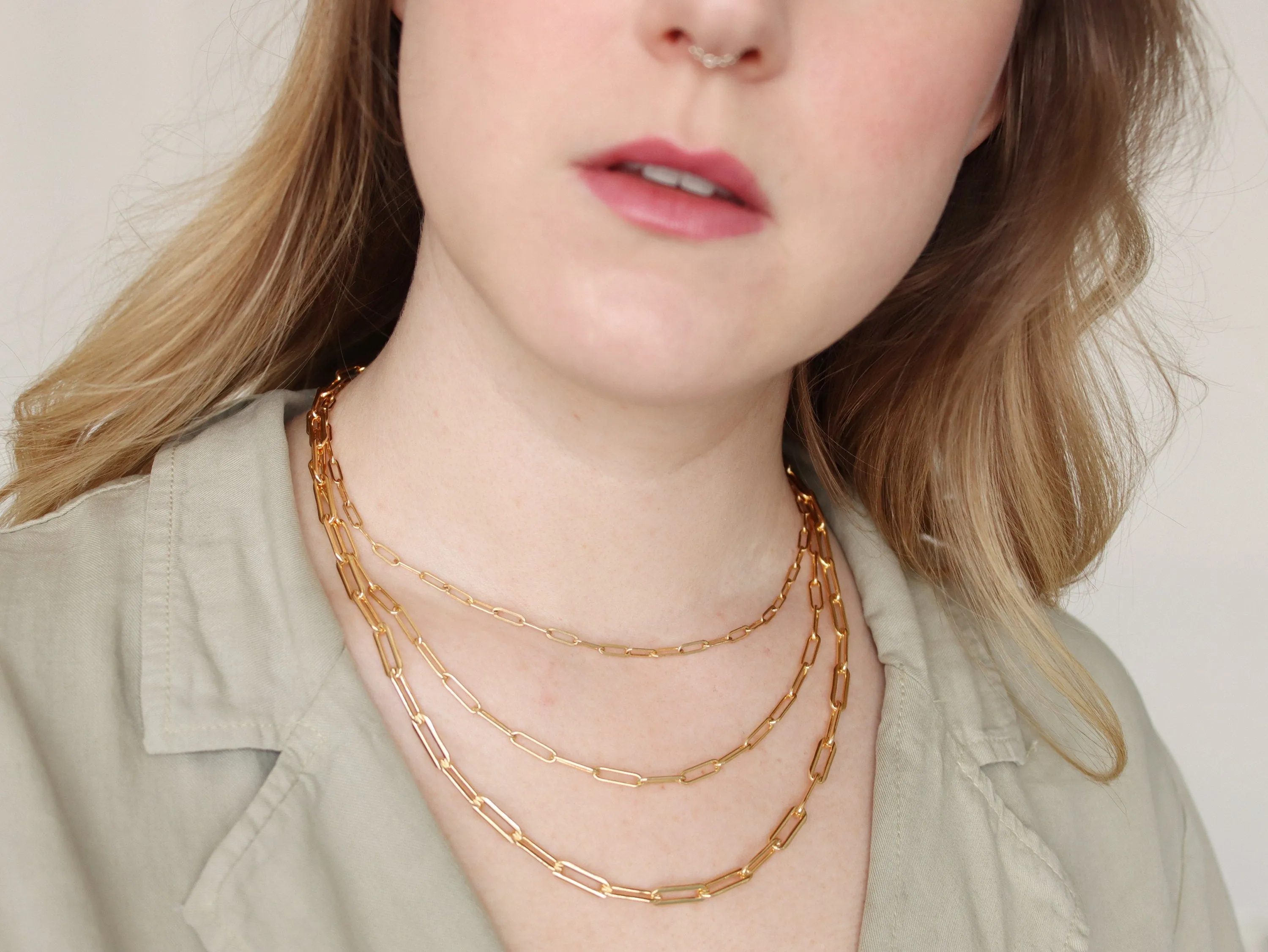 Midday Necklace in Gold Fill