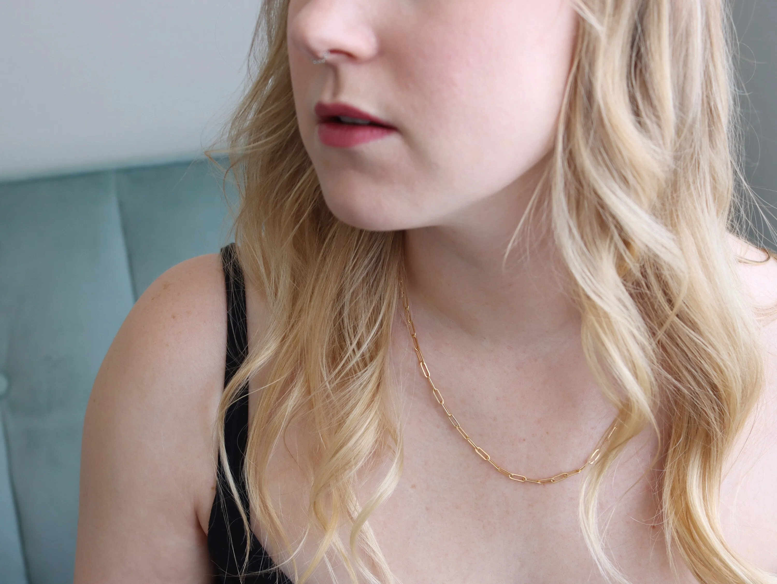 Midday Necklace in Gold Fill