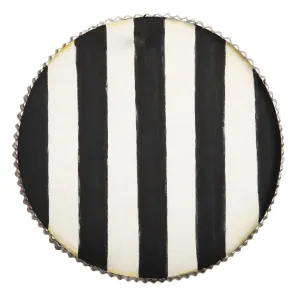 Round Black and White Display Board