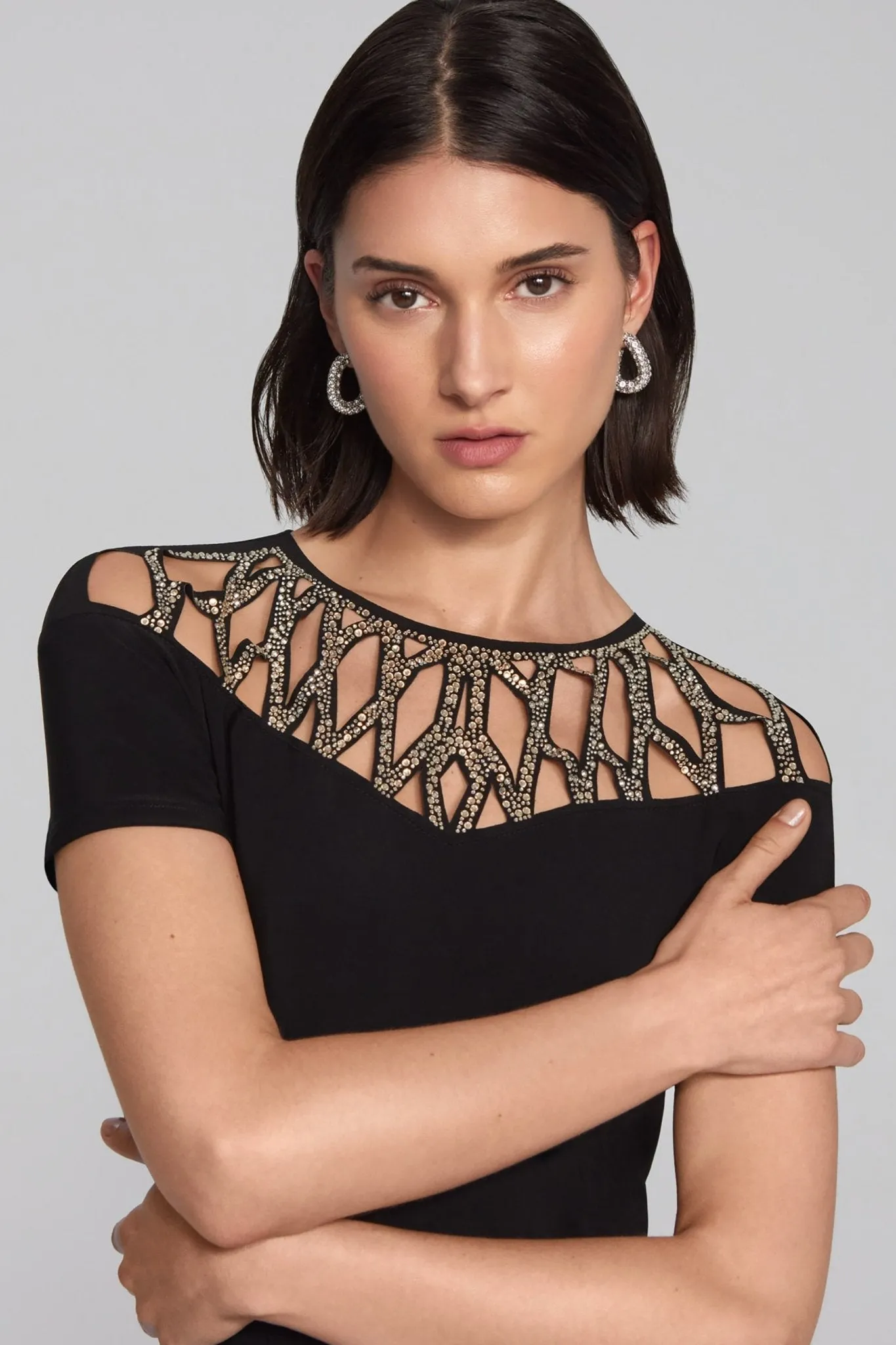 Silky Knit Sheath Dress