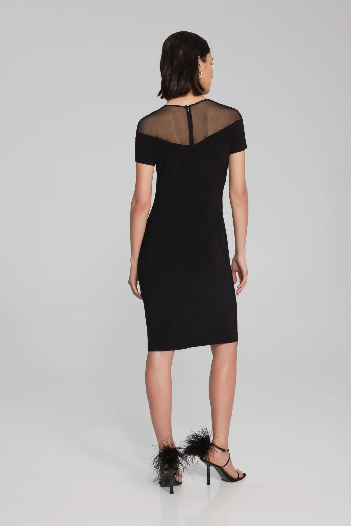 Silky Knit Sheath Dress