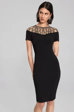 Silky Knit Sheath Dress
