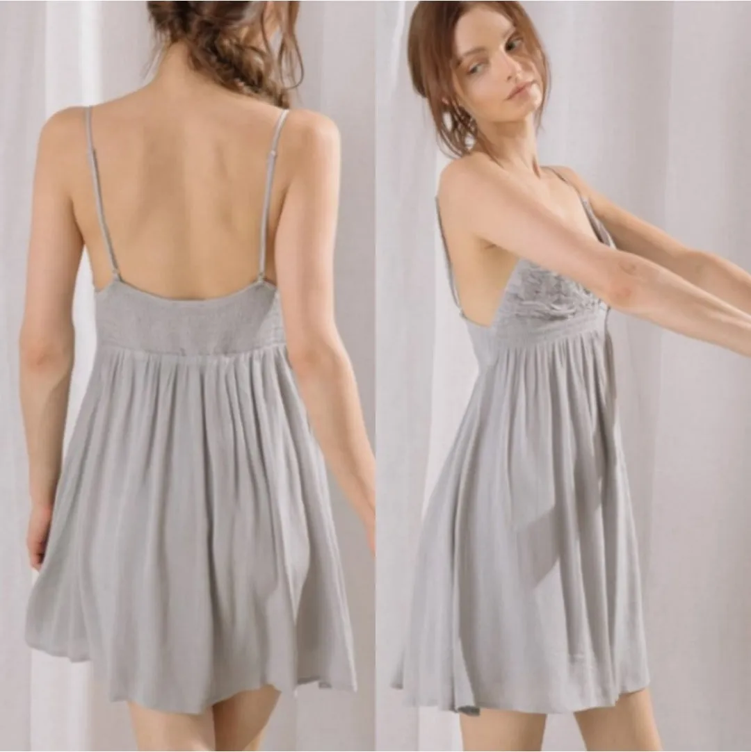 Smocked Babydoll Dress