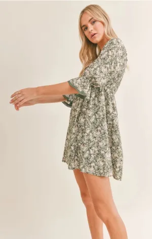 Sweet Escape Olive Mini Dress