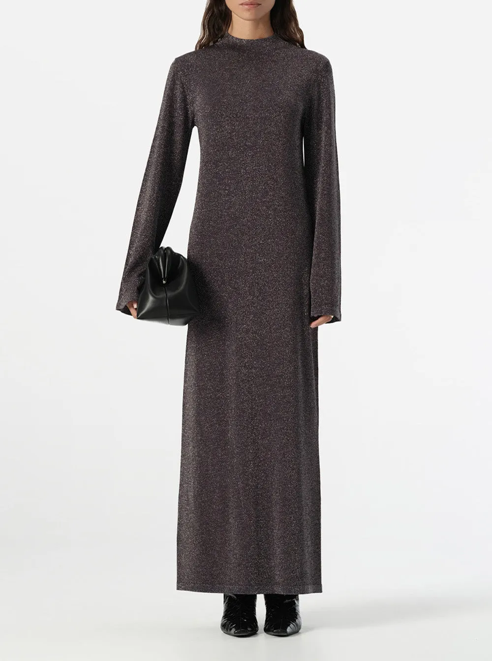 Thelma Knit Dress - Midnight Lurex