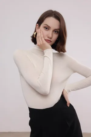 Washable Merino Wool Base Layer Turtleneck Sweater