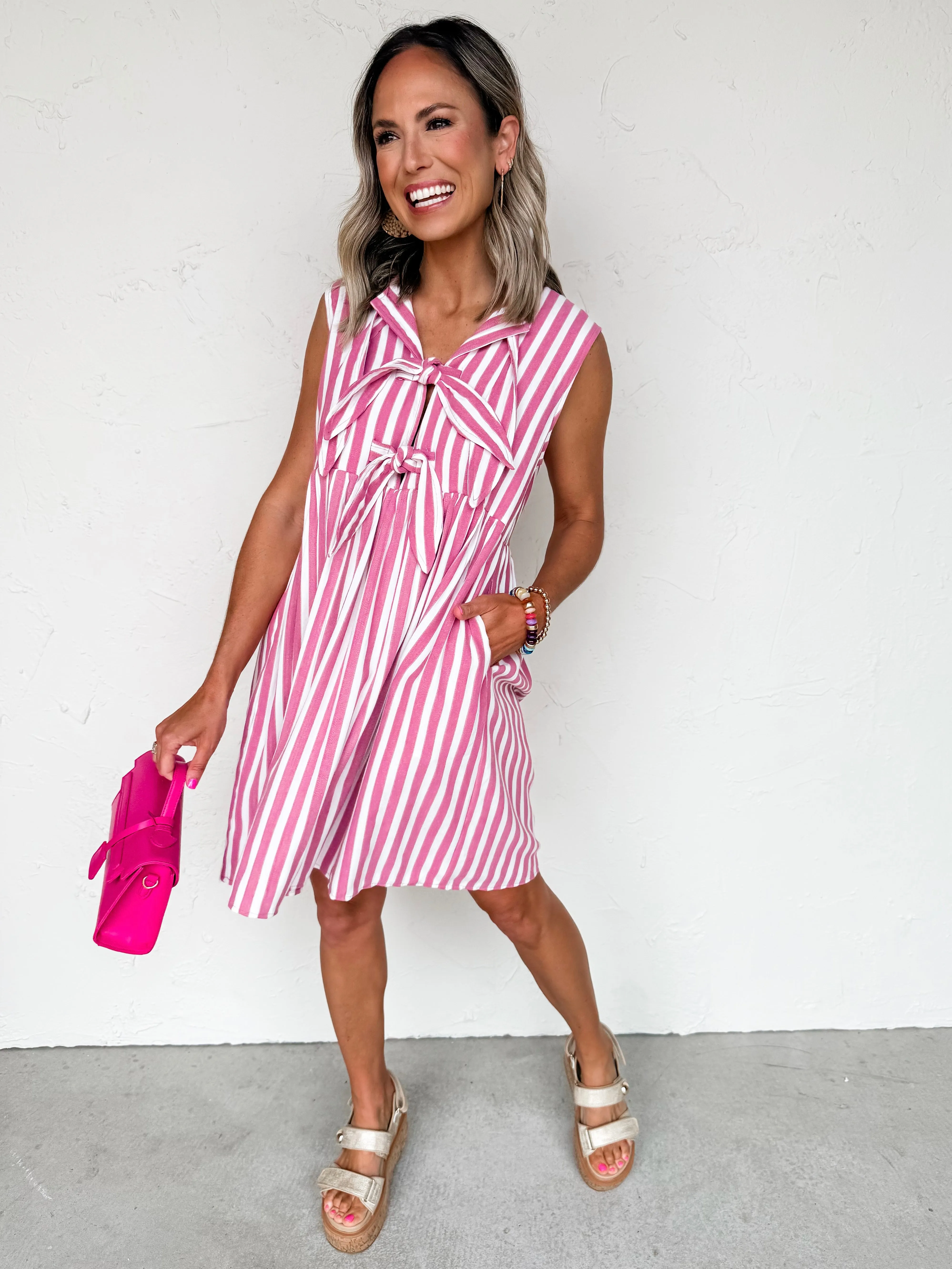 Wish I Knew Striped Mini Dress