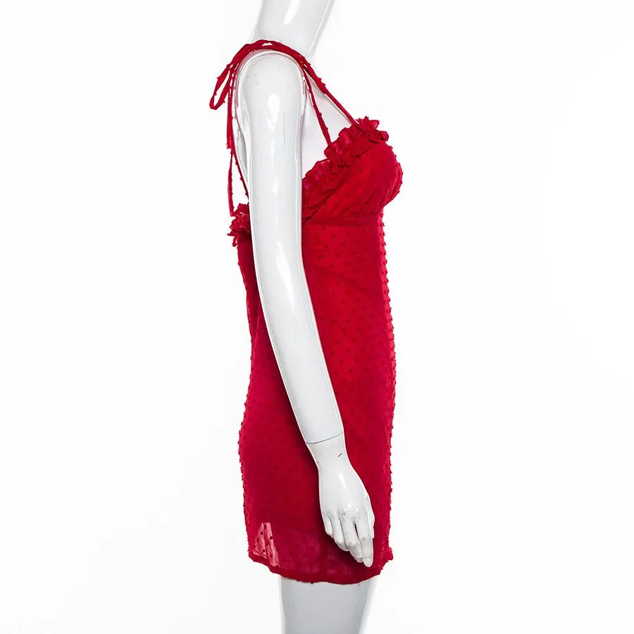 Women's Summer Casual Backless Mini Dress