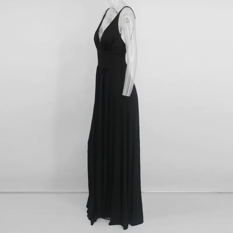 Women's Summer Sleeveless V-Neck Long Dress