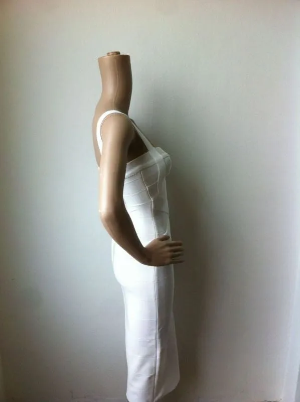 Women's Summer Spandex V-Neck Sheath Midi Dress