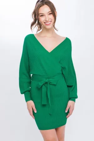 Wrap Knit Dress