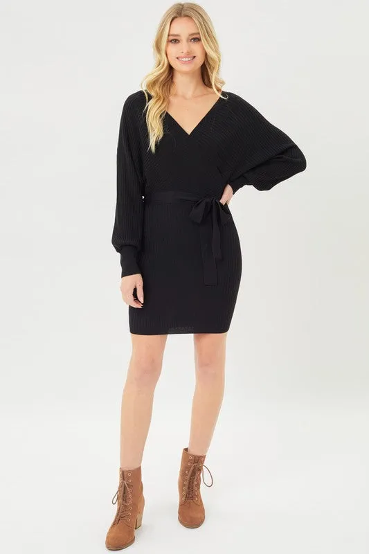 Wrap Knit Dress